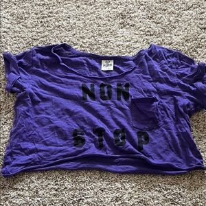 PINK Victoria's Secret Purple Crop Top